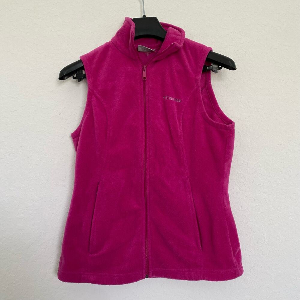 Columbia Benton Springs Fleece Vest Pink Small